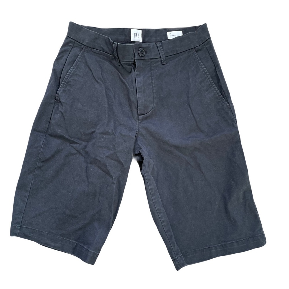 ❤️ GAP VINTAGE BLACK 12” FLAT FRONT SHORTS SIZE 29
